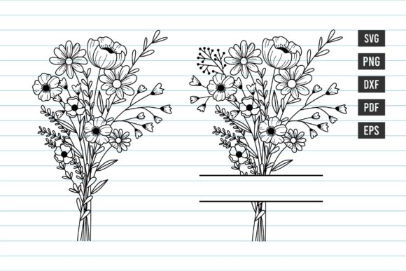 Download Flower Svg, Flower Bouquet Svg, Flowers - Flower bouquet Collection
