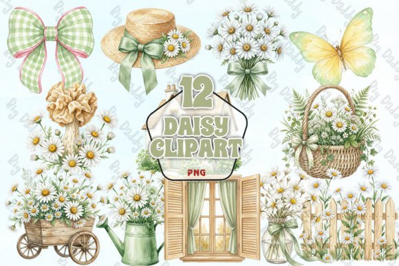 Download Daisy Watercolor Clipart PNG - Daisy watercolor Collection