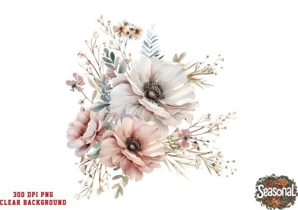 Download Watercolor Floral Bouquet PNG - Premium Resources
