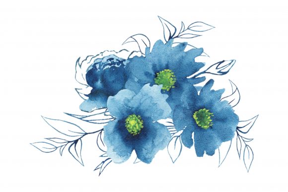 Download Beautiful Watercolor Floral Bouquet - Premium Bundle