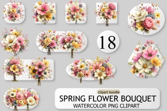 Download Spring Flower Bouquet Clipart - Premium Resources